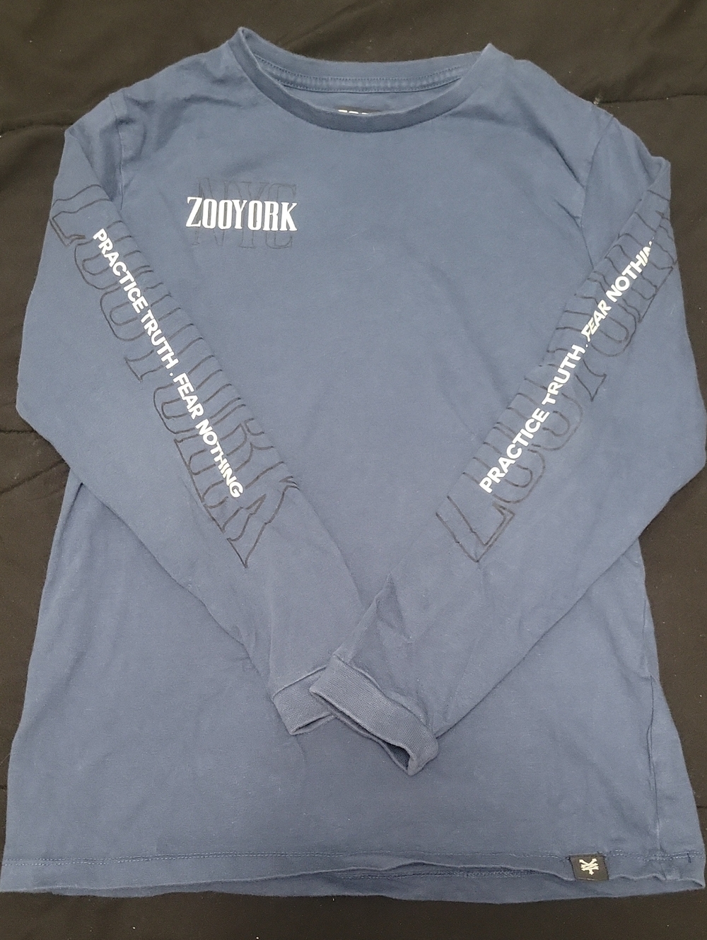 Zoo York Medium Youth Blue Long Sleeve